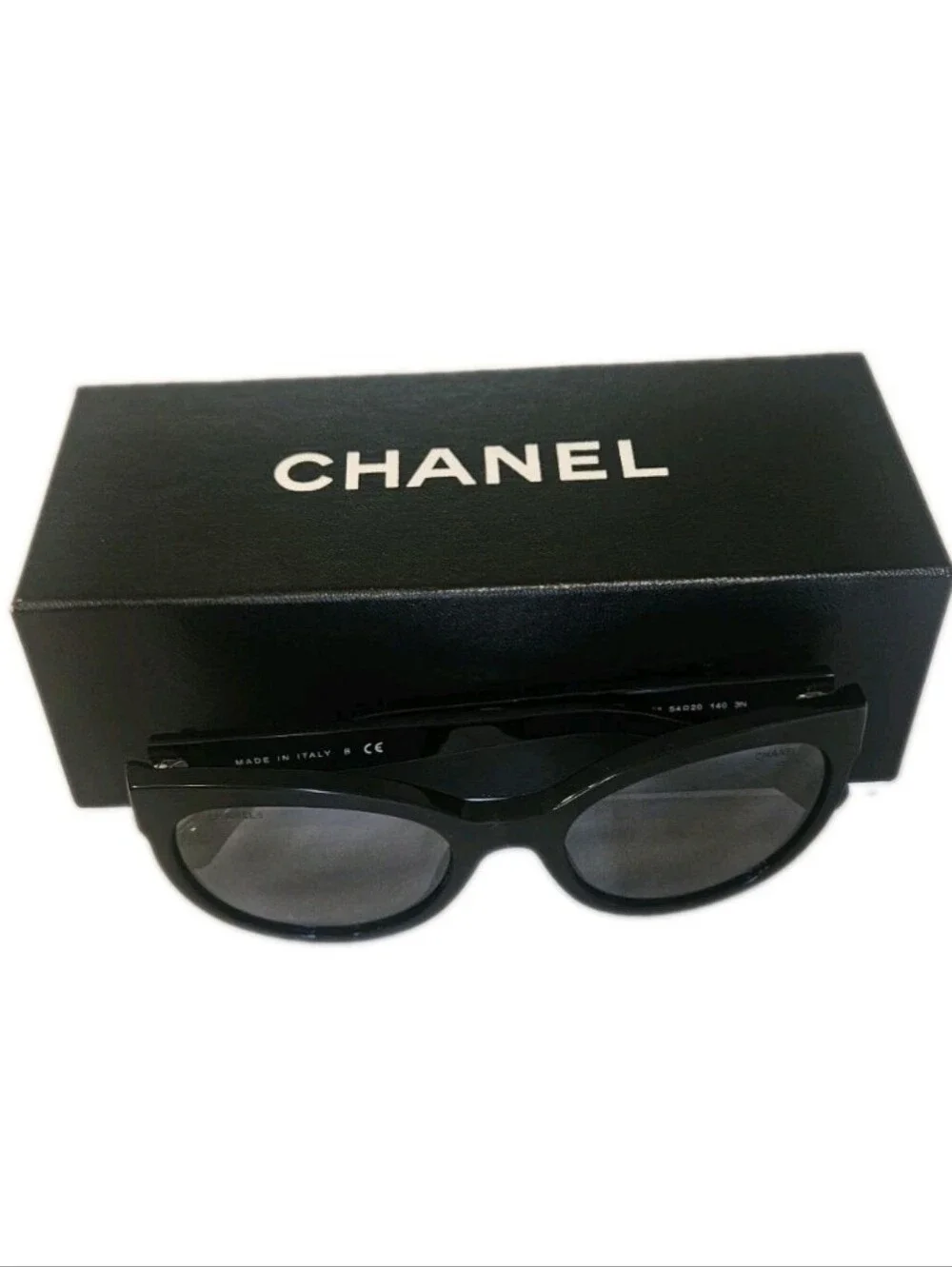 CHANEL 5315 Sunglasses and Case C.501/26 54 20 140 3N Authentic Italy